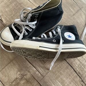 Converse Black and White High-Tops